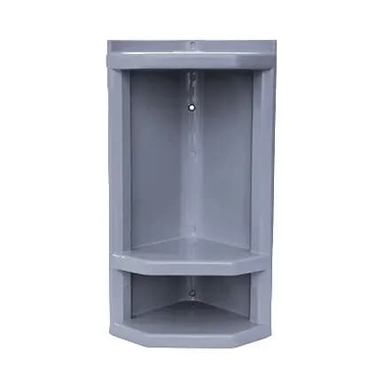 Cantoneira de Box Banheiro Plástica Prateleira de Canto Multiuso para Shampoos e Sabonetes AmpePlast