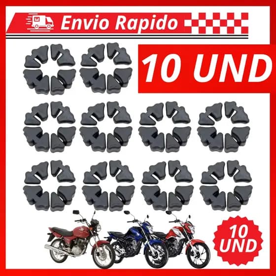 10 Coxim Bucha da Coroa Honda Titan 160 Titan 150 Fan 150 Start