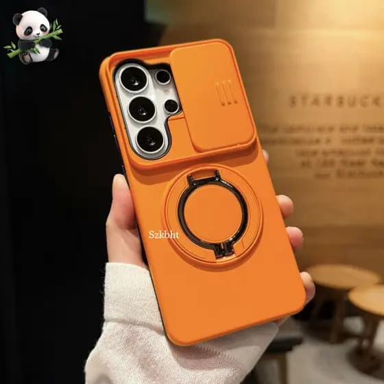 Capa Armadura À Prova De Choque Para Samsung S26 S25 FE S24 Plus S23 Ultra A56 A55 A36 Magnética Com Suporte