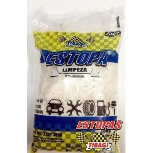 ESTOPA BRANCA 1KG TIBAGI - MULTIUSO