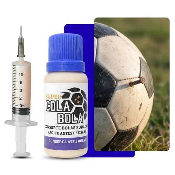 Super Cola Bola 20ml - Super Cola Bola 20ml - 5 unidades - Conserta 10 Bolas veda de todos esportes