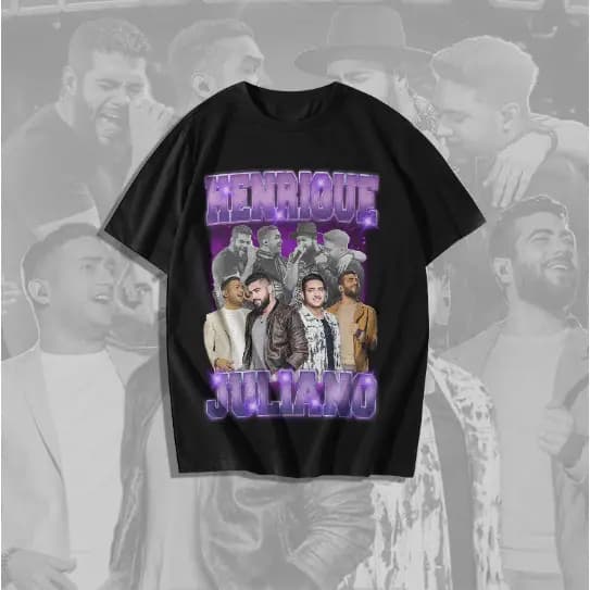Camiseta Henrique e Juliano novo!!