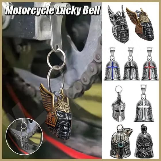 Odin Viking Deus Equitação Sino Da Guarda Motocicleta Piloto Sorte Acessório De Segurança Pingente cupionbr