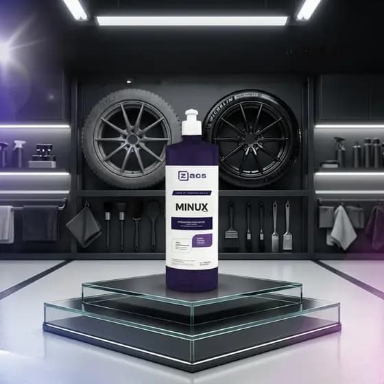 Brilho Para Pneus Minux Zacs 1L Gel Pretinho Duradouro