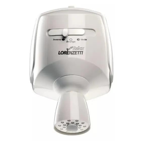 Chuveiro elétrico de parede Lorenzetti Relax ultra branco 5500W 220v