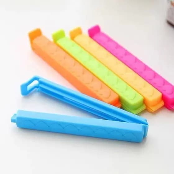 Kit 5 Peças Prendedor Fecho para Embalagens de Alimentos