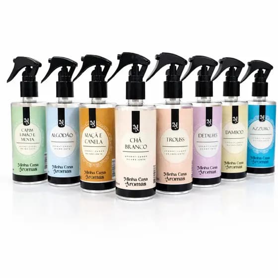 Home Spray Odorizante De Ambiente e Tecidos Minha Casa Aromas 250ml