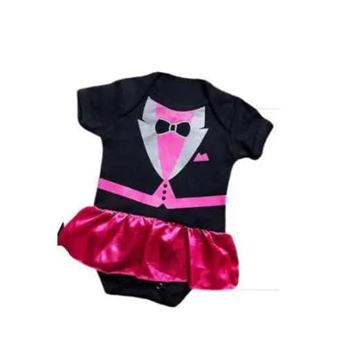 Body Bebê Temático terninho social chefinha