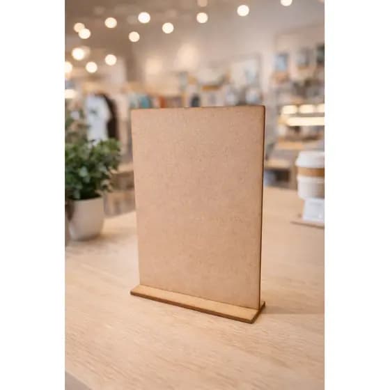 Kit 30 Porta Foto MDF 10x15 – Mini Display Mesa Decoração Festa Evento Casamento