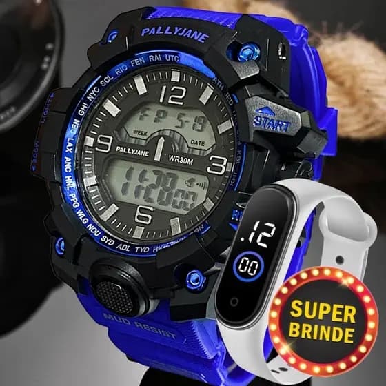Relógio Masculino Sport Shock Prova D´água Original