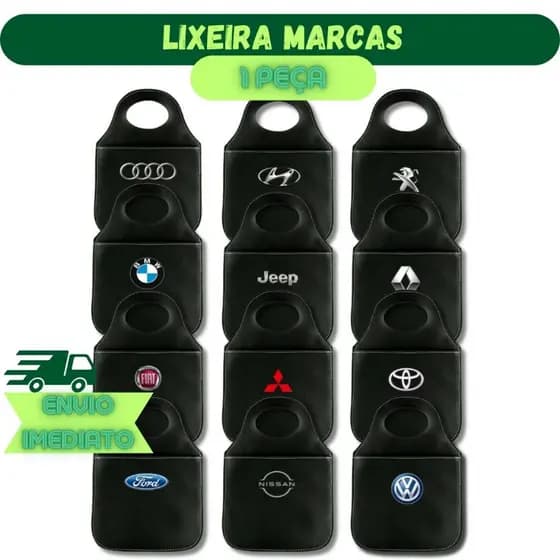 Lixeira Para Carro Personalizada Porta Lixo Universal