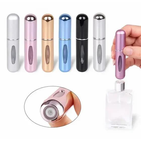 Porta Perfume Recarregável 5ml - Praticidade para Levar Perfume Sempre Consigo