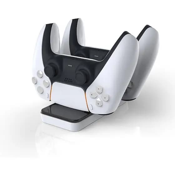 Base Dock Carregador Duplo Controle Playstation 5 Suporte Carregamento Rápido Charging Station Ps5