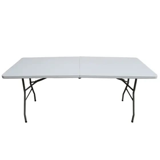 Mesa Camping Dobrável Vira Maleta 180 X 73cm Importway Transforma-se em maleta