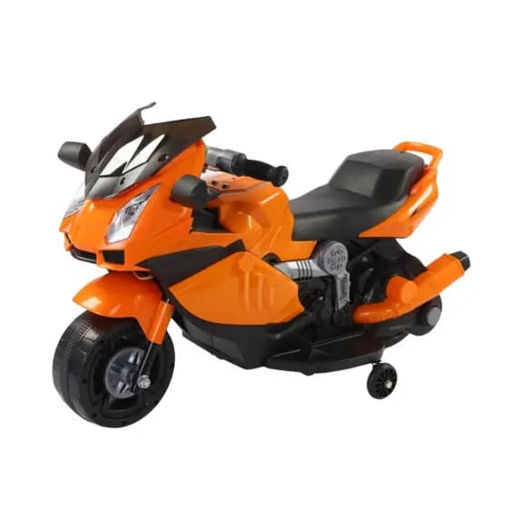 Mini Moto Elétrica P Crianças Infantil Brinquedo 6v Laranja