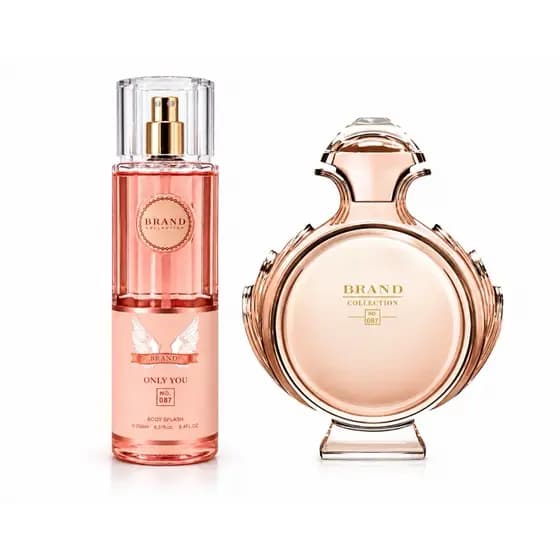 Kit Brand Collection Only You Nº 087 | Perfume Feminino Eau de Parfum 25ml + Body Splash 250ml | Fragrância Sofisticada