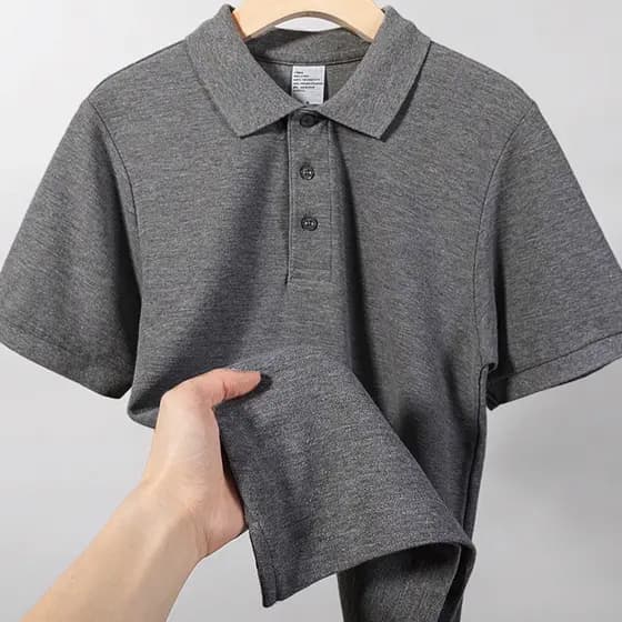 Camiseta Polo Masculina Sem Estampa diversas cores piquet