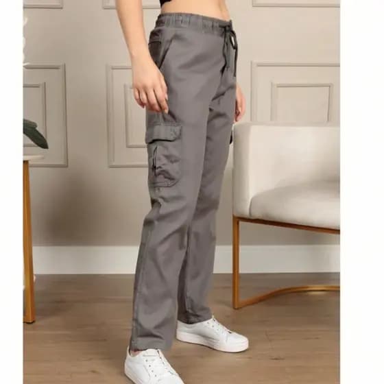 calça cargo feminina estilo skatestyle barra largo varios cores