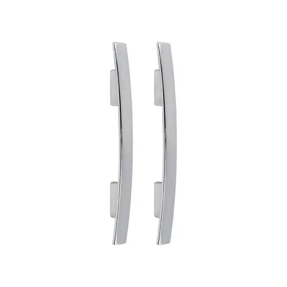 Kit 2 Puxadores Armário Banheiro Cozinha Lavanderia 96mm Abs 128mm