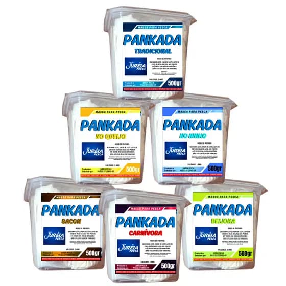 KIT C/5 MASSA PARA PESCA PANKADA 500GR CADA - JURÉIA PESCA