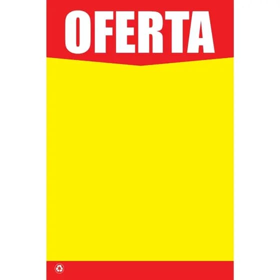 Cartaz Oferta Supermercado Promoção Amarelo Feira Duplex