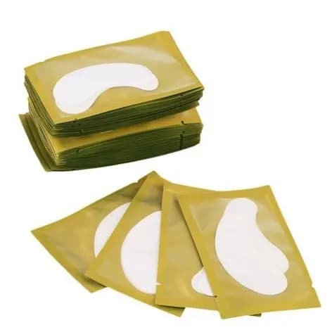 KIT 100 Unidades de Gel Pads (50 Pares) Adesivos em Gel Protetores de Pálpebras para Extensão de Cílios