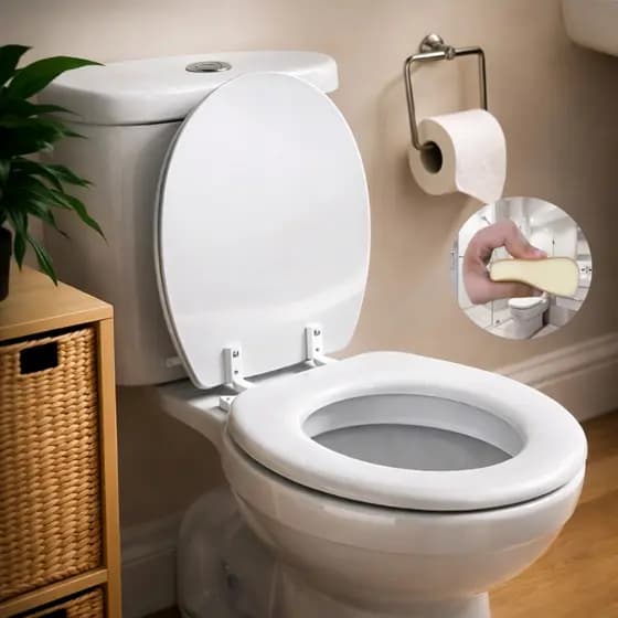 Assento Sanitário Almofadado Com Tampa De Vaso Banheiro Universal Cor Branco