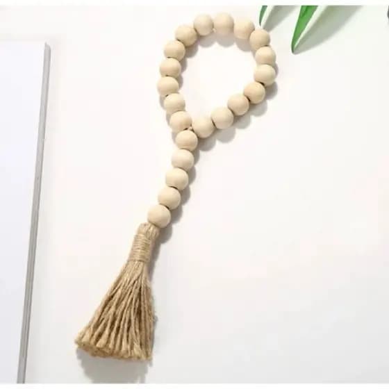 Colar de Mesa Decorativo em Madeira