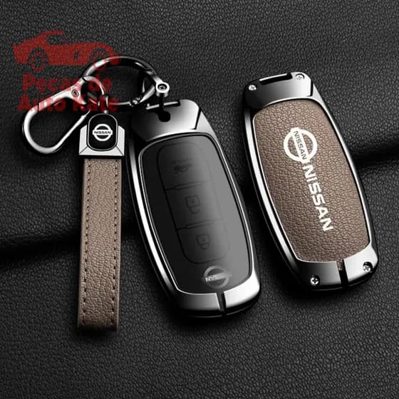 Capa Protetora para Chave de Carro com 3 Botões para Nissan X-trail T33 Qashqai J12 Teana Altima Ariya 2022 2023 PQ8V