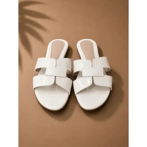 Sandália H Rasteirinha Feminina Chinelo Simples Dia a Dia Casual Leve Confortavel Barato