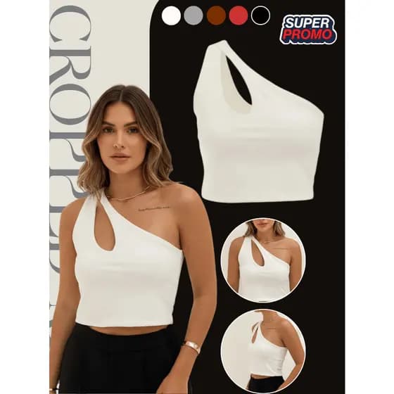 Blusa Slim Fit Academia Dia a Dia Suplex Nula Manga Detalhe