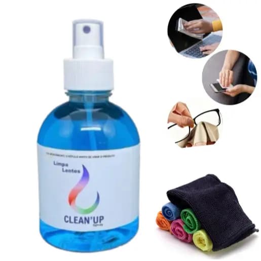 Limpa Lentes Clean`Up 250ml, ParaOculos Celular Computador Tablet -BR nova