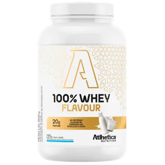 100% Whey Flavour Sabor Leite 900g - Atlhetica Nutrition