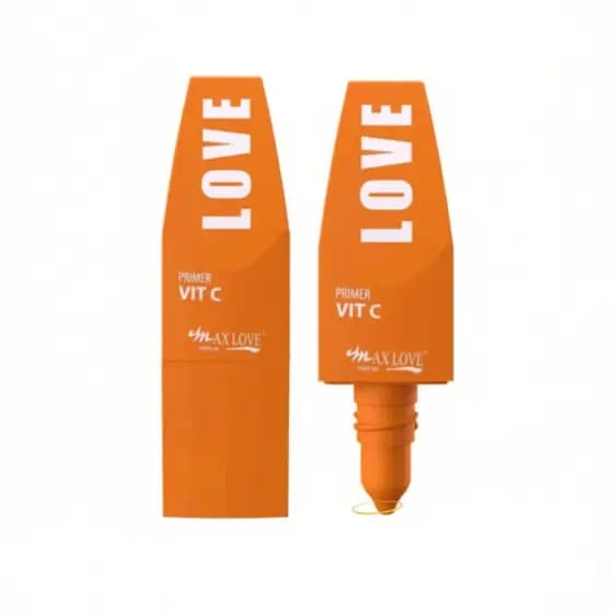 Primer Facial Max Love com Vitamina C - Hidratação e Luminosidade, Uniformiza a Pele, 30ml