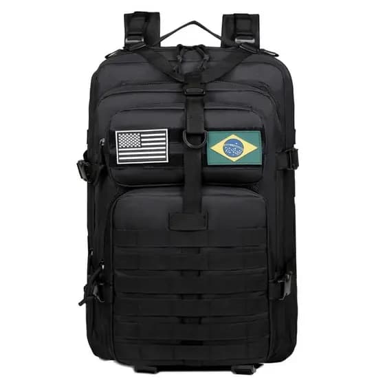 Mochila Tática Militar Masculina 50L Resistente Impermeável para Camping, Viagem, Montanhismo, Trilhas e Esportes ao Ar