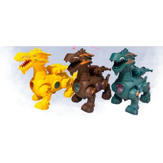 Brinquedo infantil Robô Unicórnio Pony E Dragão Elétrico Com Luz Som e Movimento Pôneis Brinquedos interativos