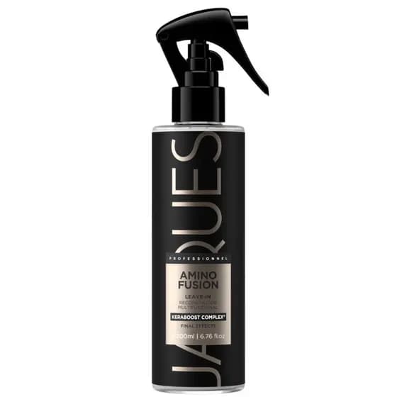 Spray Fluído Leave-in Jacques Janine Amino Fusion Proteção Térmica Brilho Reconstrução Capilar 200ml