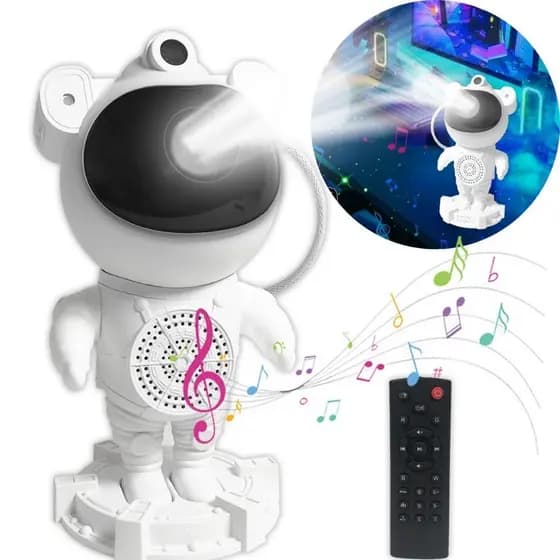 Astronauta Projetor com BLUETOOTH LED Lâmpada Com Controle Remoto novo geracao