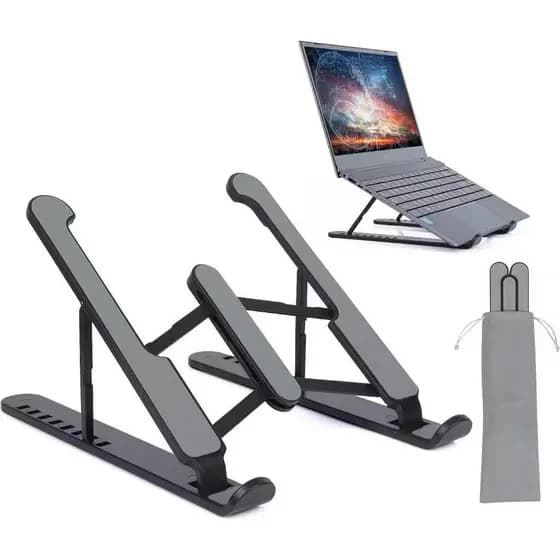 Suporte Apoio De Notebook Laptop Compacto Articulado Preto Suporte Base Home Office