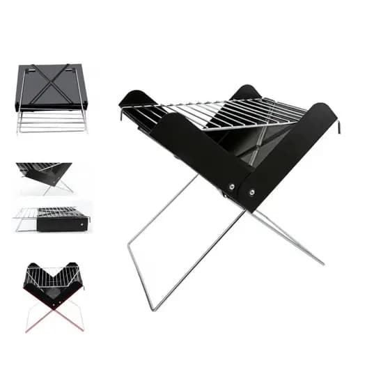 Mini Churrasqueira Super Grill Portátil Fácil Manuseio Camping (6529C)
