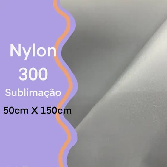 Tecido Nylon 300 sublimação branco - para bolsas e mochilas