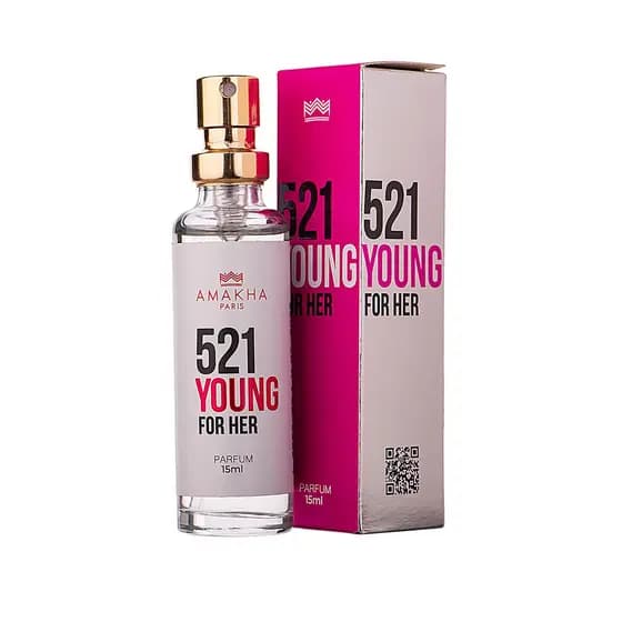 Deo Colônia Feminino 521 Young for Her 15ml - Amakha Paris