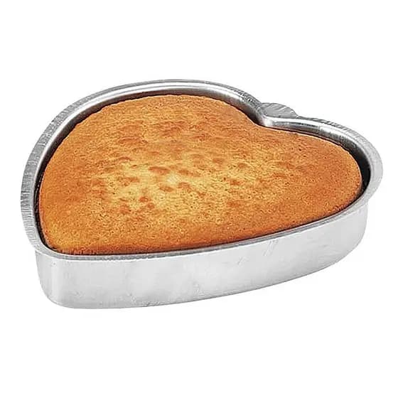 Forma Assadeira Em Alumínio Coração nº1 Pão Pizza Bolo Forno
