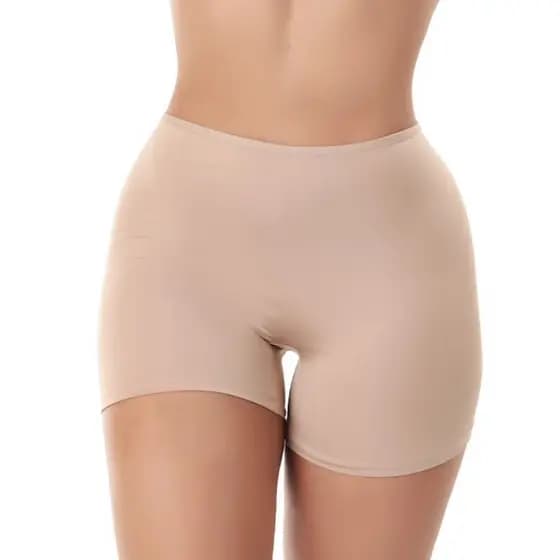 Short Íntimo Feminino Segunda Pele Anágua Modeladora Shortinho para Saia e Vestido