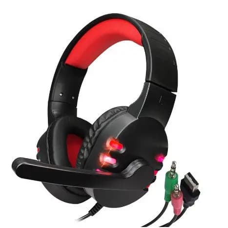Fone de Ouvido Gamer Fone Gamer Headset Com LED de Alta Qualidade