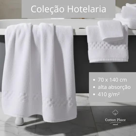 Toalha Gigante de Banho Algodão - Hotel e Pousada