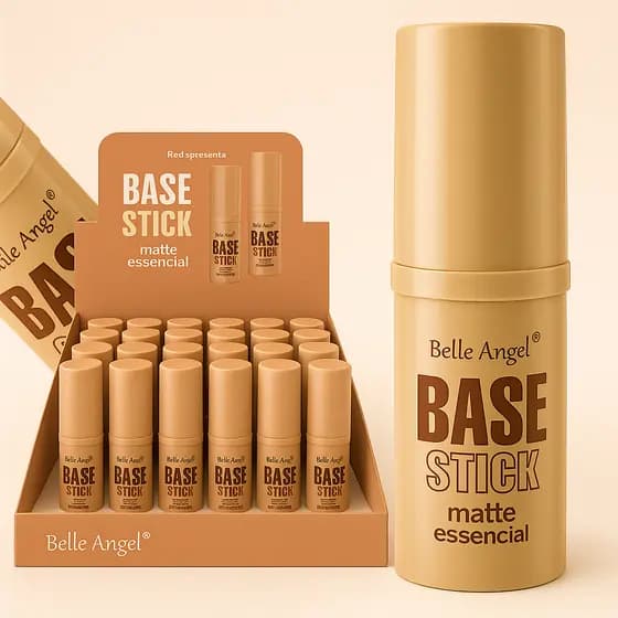 Cobertura Completa Base Stick Matte Belle Angel RB017