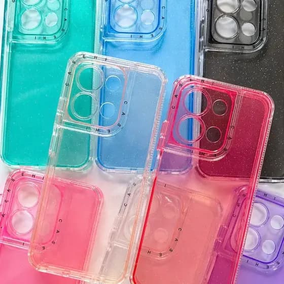 Capa Case Capinha Com Brilho Para Motorola Edge 30 Neo/Edge 40 Neo/Edge 50 Neo Anti-Impacto Com Glitter