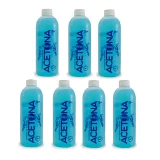 Kit 7 Removedor a Base de Acetona Monaly Blue 500ML Musa