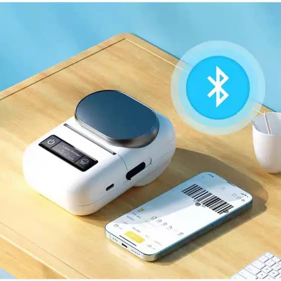 Mini Impressora De Etiquetas Bluetooth Para Celular PC